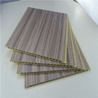 El panel de pared integrado de la fibra de bambú WPC, techo compuesto plástico de madera decorativo del PVC